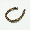 Tibetan Style 3-Eye dZi Beads G-K166-04-8mm-L2-3