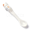 Porcelain Cat Animal Hanging Spoons AJEW-A029-01A-1