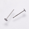 Tarnish Resistant 304 Stainless Steel Stud Earring Settings X-STAS-K146-009-3mm-1