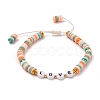 Handmade Polymer Clay Beads Bracelets Set BJEW-TA00043-01-10