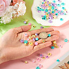 120Pcs 5 Styles Handmade Evil Eye Lampwork Beads Strands LAMP-TA0001-50-6