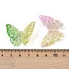 UV Plating Transparent Acrylic Beads MACR-L007-13-3