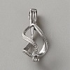 925 Sterling Silver Bead Cage Pendants FIND-WH0473-007P-1