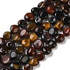 Three-Color Natural Tiger Eye Beads Strands G-C268-A04-8x10mm-2