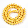 Natural Mashan Jade Beads Strands G-A255-A01-02D-2
