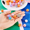 30Pcs Sport Theme Resin Rhinestone Beads RESI-TA0004-12-6