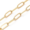 304 Stainless Steel Paperclip Chains Necklace NJEW-JN03593-01-3