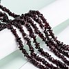 Natural Garnet Beads Strands G-G011-07-4