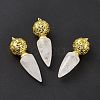 Natural Quartz Crystal Big Pendants G-H281-07G-10-1