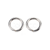 Tarnish Resistant 304 Stainless Steel Open Jump Rings X-STAS-D448-093P-10mm-1