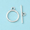 Tibetan Style Toggle Clasps X-TIBEP-A12208-S-LF-1