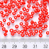 12/0 Baking Paint Glass Round Seed Beads SEED-S036-01A-15-3