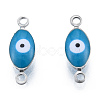 304 Stainless Steel Enamel Connector Charms STAS-N092-179G-1