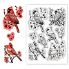 Flower Custom PVC Stamps DIY-WH0582-0047-1