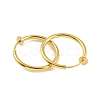 Ion Plating(IP) 304 Stainless Steel Clip-on Earrings EJEW-M218-03C-G-2