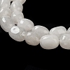 Natural White Jade Beads Strands G-E614-B01-08-3