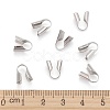 Tarnish Resistant Stainless Steel Bead Tips STAS-R062-4mm-3