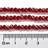 Baking Paint Imitation Jade Glass Bead Strands DGLA-A034-J4MM-A29-3