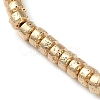 Electroplated Natural Lava Rock Beads Strands G-L606-C02-01C-2