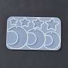 Astronomy Theme Moon Silicone Pendant Molds DIY-E065-07B-3