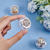 Round Transparent Plastics Display Boxes CON-WH0088-39-3
