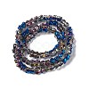 Electroplate Glass Beads Strands EGLA-L030-HR02-3