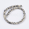 Natural Dalmation Jasper Beads Strands G-G515-4mm-06-2