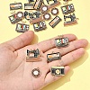 25Pcs 5 Styles Alloy Enamel Pendants ENAM-FS0003-14-8