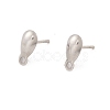 Non-Tarnish 304 Stainless Steel Stud Earring Findings X-STAS-P307-16P-1