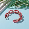 Handmade Opaque Acrylic Cable Chains AJEW-JB00890-02-3