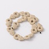 Synthetic Lava Rock Bead Strands G-N0093-17-2