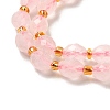 Natural Rose Quartz Beads Strands G-H297-C08-01-3