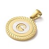 Ion Plating(IP) 304 Stainless Steel Pendants STAS-I204-C-G-2