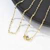 Brass Satellite Chains Necklace for Women NJEW-P265-38G-3
