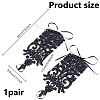 Polyester Lace Sleeve for Women Girl AJEW-WH0348-689A-2