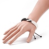 Waxed Polyester Braided Cord Bracelet BJEW-TA00166-3