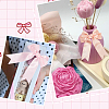 14Pcs 7 Colors Polyester Bowknot Ornament Accessories DIY-SP0004-82-6