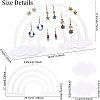Acrylic Earring Display Stands EDIS-WH0029-11B-2