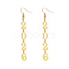 Number 2026 304 Stainless Steel Dangle Earrings FS-WGCED5C-01-2