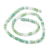 Gradient Color Electroplate Glass Bead Strands GLAA-E042-05B-2