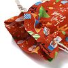 Christmas Theme Cloth Printed Storage Bags ABAG-F010-02C-03-3
