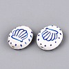 Handmade Porcelain Beads PORC-Q005-12E-2
