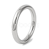Plain 304 Stainless Steel Bangles for Women BJEW-B104-32C-P-1