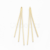 Brass Chain Tassel Big Pendants KK-Q762-002G-NF-1