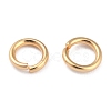 Rack Plating Brass Open Jump Rings KK-O139-18E-G-2