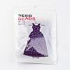 6/0 Baking Paint Glass Seed Beads X-SEED-S003-K13-3
