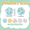 10Pcs 5 Colors Handmade Polymer Clay Beads CLAY-FG0001-02-2