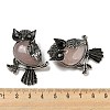 Natural Rose Quartz Pendants G-H308-01AS-02-3