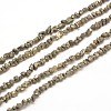 Natural Pyrite Nuggets Beads Strands G-I125-84-1