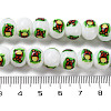 Printing Glass Beads for Necklaces Bracelets Making GLAA-B020-02A-04-5